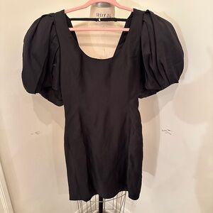 Puff-Sleeve Minidress Frame